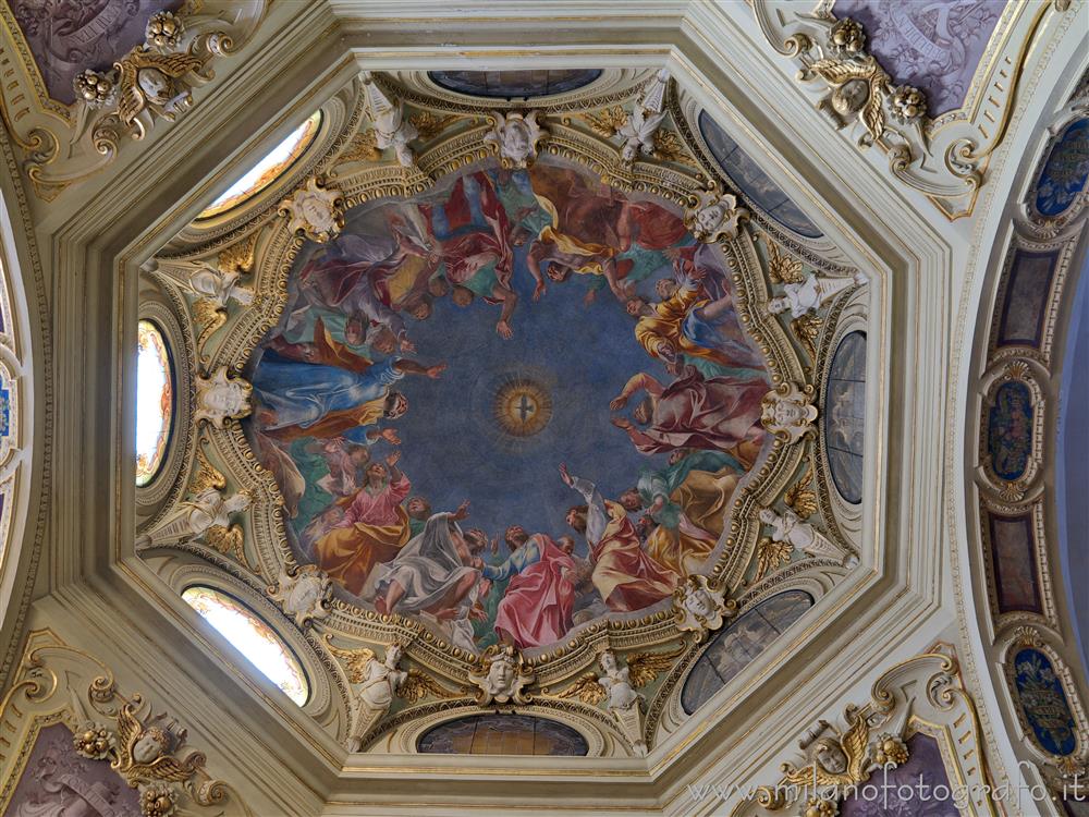 Milan (Italy) - Interior of the dome of the Chapel of St. Joseph in the Basilica of San Marco